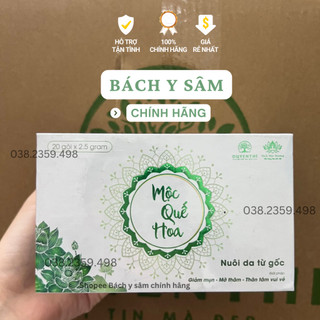 Mộc quế hoa dạng cốm bách y sâm nhất mộc hương - hộp 10 gói, 20 gói, 60 gói x 2.5g