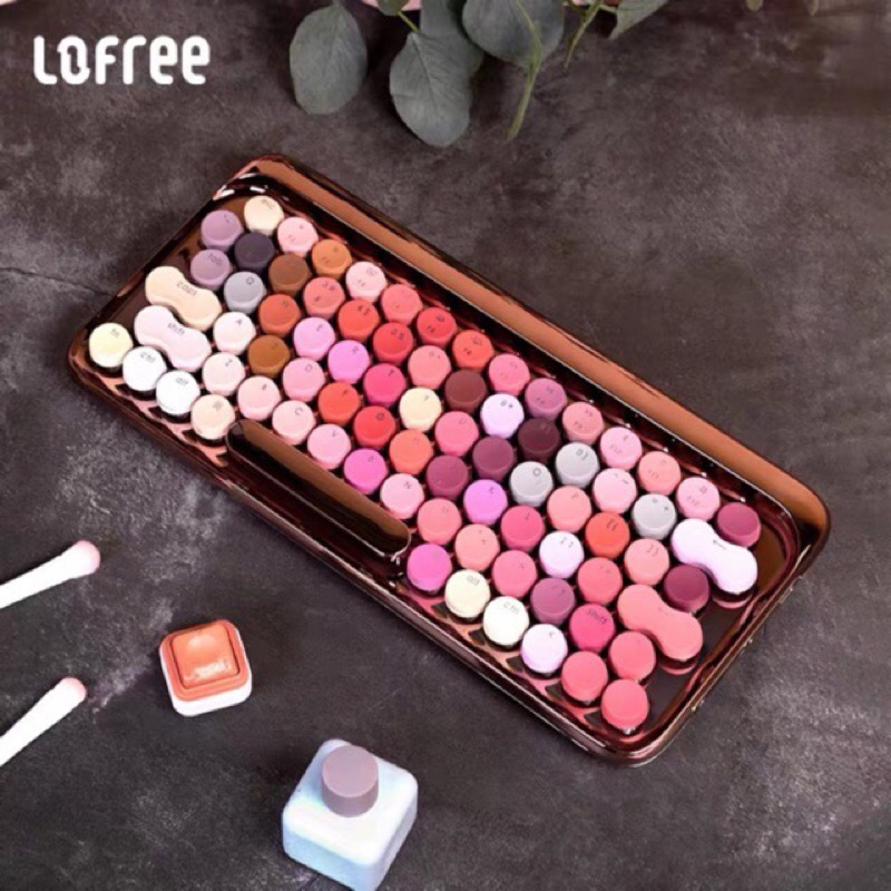 THANH LÝ - Bàn phím Lofree màu Rose Bloom