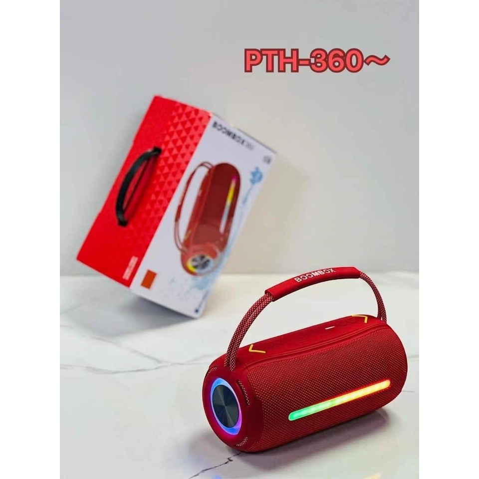 Loa bluetooth JBL BoomBox 360 phiên bản mới 2023 độ đèn led cùng âm thanh bass căng công suất 20w GG03 TECHBON.STORE