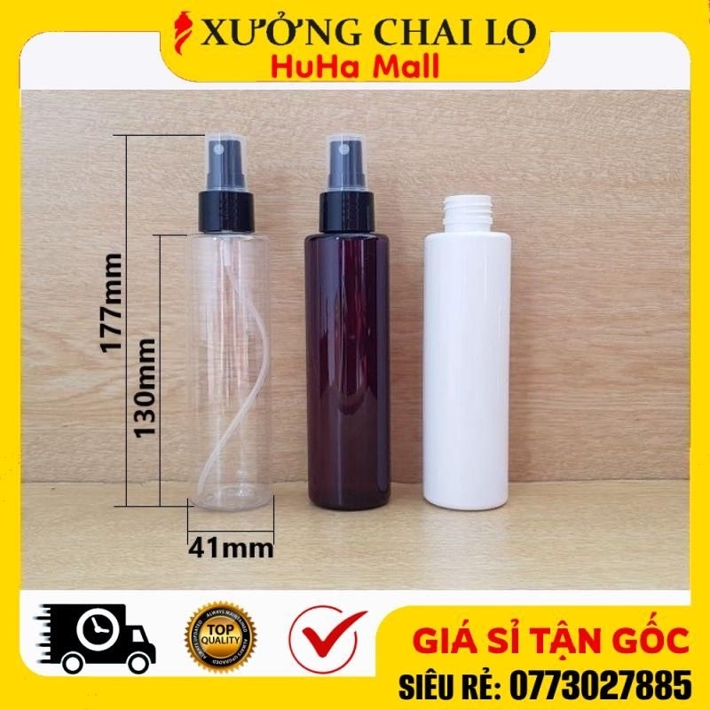 Chai Lọ Xịt Phun Sương ❤ Siêu Rẻ ❤ Chai Lọ Nhựa Pet Xịt Phun Sương 150ml,200ml,250ml Chiết Mỹ Phẩm