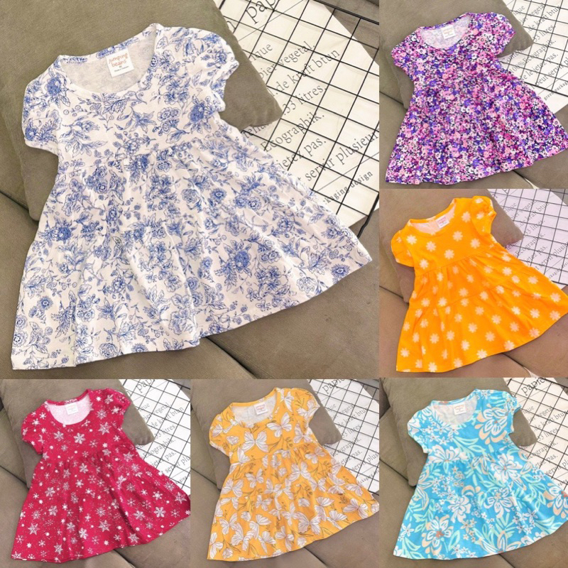 9-20kg váy thun coton xuất đẹp cho bé gái 031