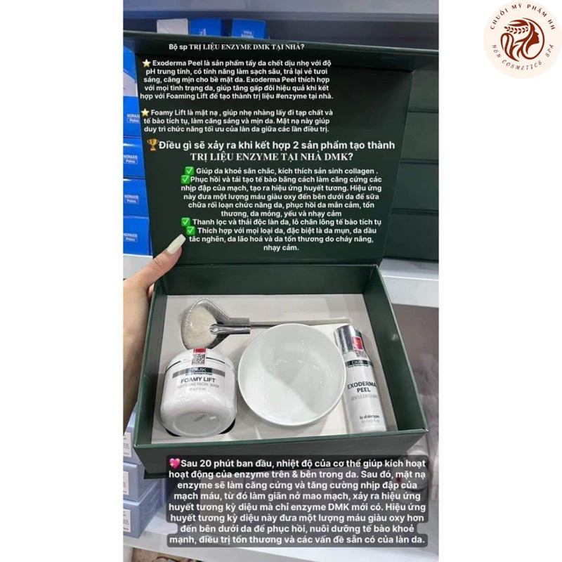 Bộ Enzyme DMK therapy tái tạo da DMK Mỹ