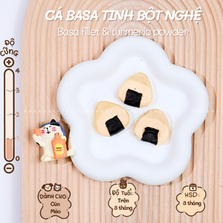 Cá Basa Và Tinh Bột Nghệ Sấy Khô Cho Chó Mèo Giúp Giảm Đau Kháng Khuẩn Ngừa Viêm Da Dị Ứng DoggoStyle