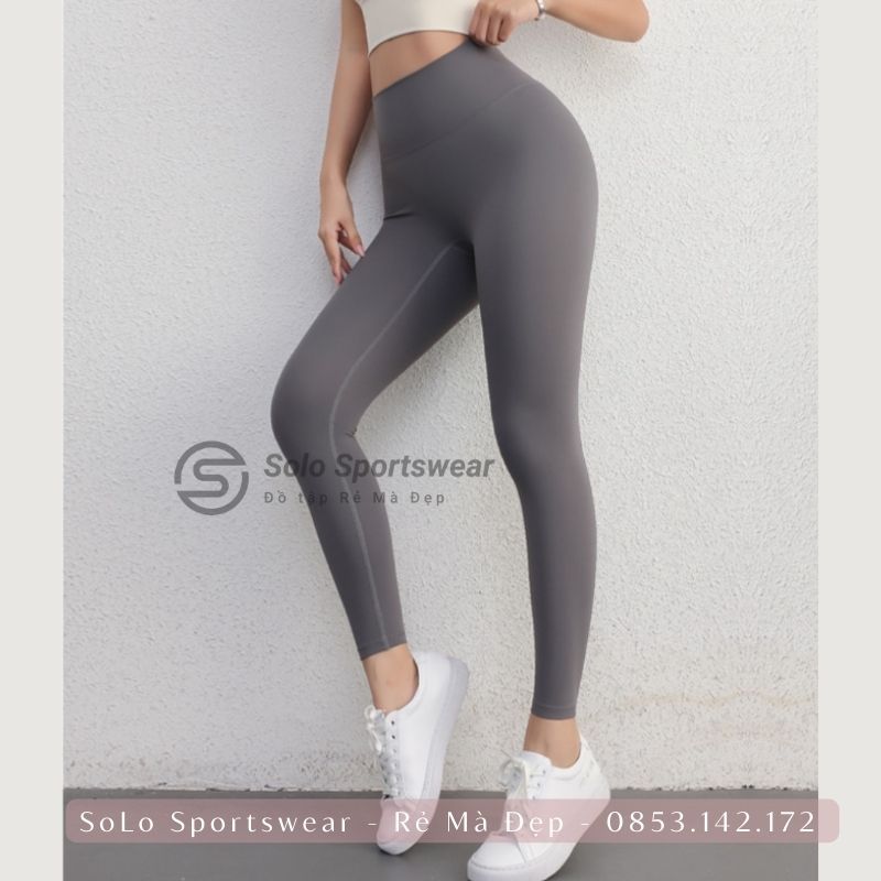 Quần Tập Gym Yoga Legging Thể Thao Nữ Cạp Cao Gen Bụng Nâng Mông Thun Mịn Co Giãn Thoáng Mát 𝙎𝙤𝙡𝙤 𝙎𝙥𝙤𝙧𝙩𝙨𝙬𝙚𝙖𝙧 706