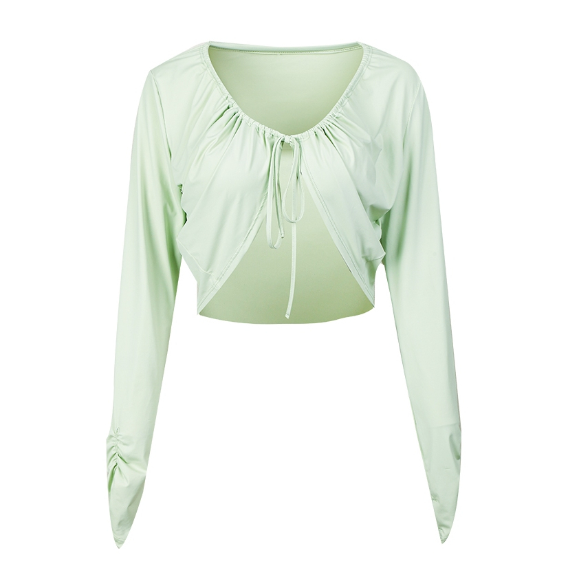 Áo khoác lửng tập Gym Yoga Năng động, áo cardigan chống nắng thun co giãn thoáng mát Solo Sportswear 1949