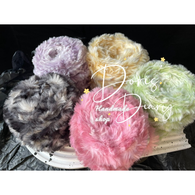 Len lông thỏ, dùng móc đồ thu đông giữ ấm tốt, len mịn mướt