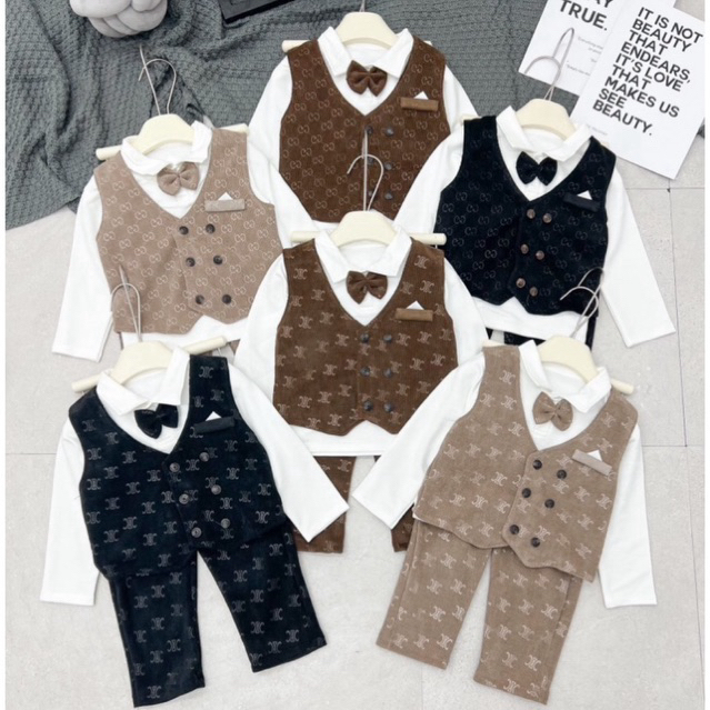 Set Bộ Công tử Umi Dạ hàng cao cấp cho bé trai