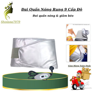 Đai quấn nóng giảm mỡ bụng đai 9 chế độ nóng bảo hành 12th.