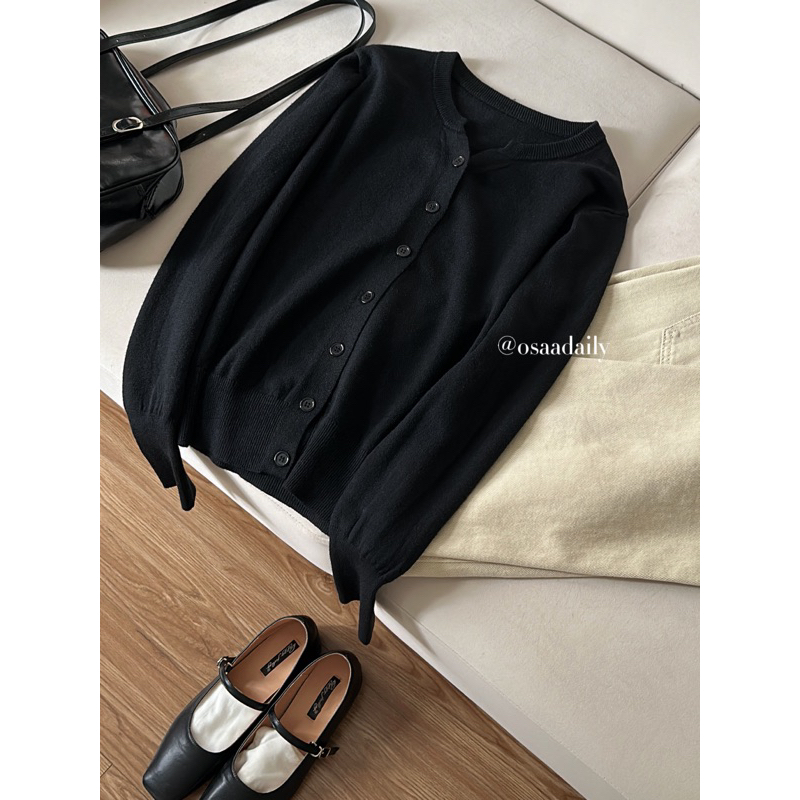 Áo Len Cardigan Basic chất len dày dặn - OSAA DAILY