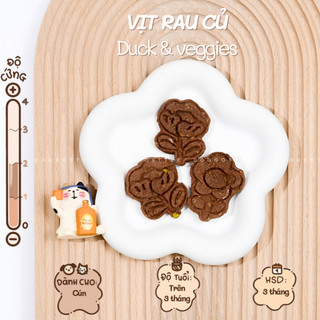 Phi Lê Vịt Trộn Rau Củ Sấy Khô Cho Chó Mèo Bổ Sung Omega 3 Mượt Lông Tăng Đề Kháng Tránh Viêm Da Dị Ứng Doggostyle