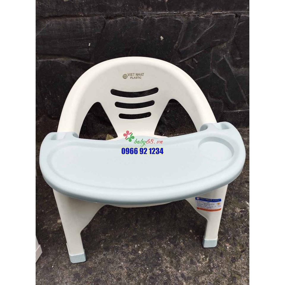 Ghế ăn dặm cho bé - ghế tập ngồi cho bé có còi bíp Việt Nhật cho bé - bàn ăn dặm .