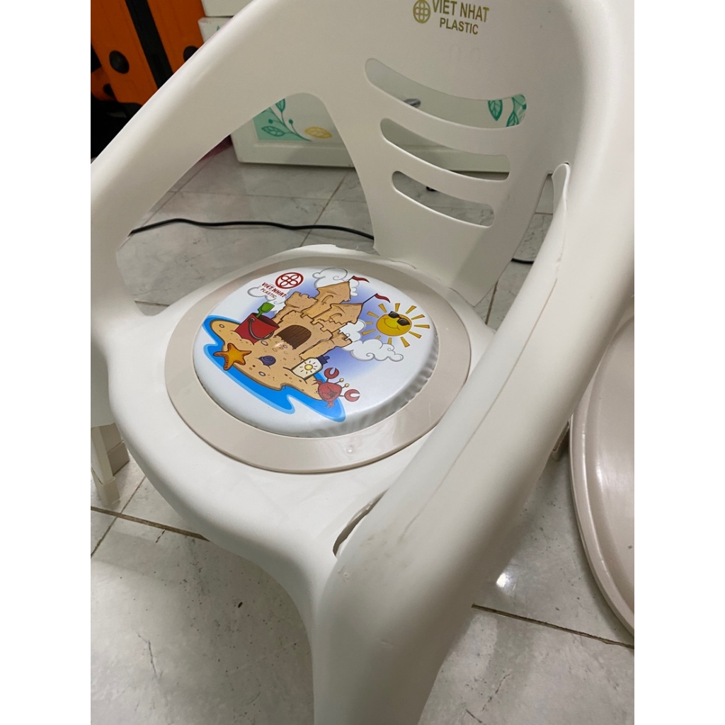 Ghế ăn dặm cho bé - ghế tập ngồi cho bé có còi bíp Việt Nhật cho bé - bàn ăn dặm .