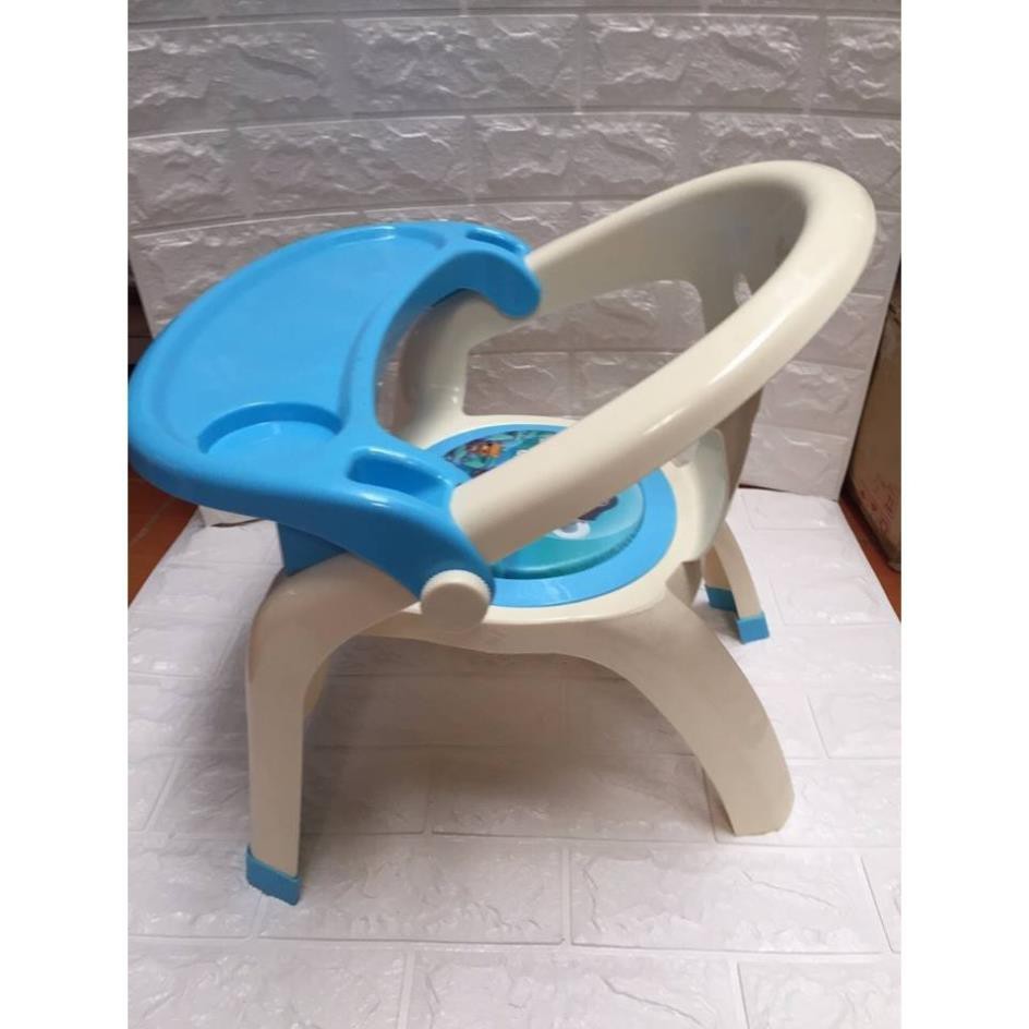 Ghế ăn dặm cho bé - ghế tập ngồi cho bé có còi bíp Việt Nhật cho bé - bàn ăn dặm .