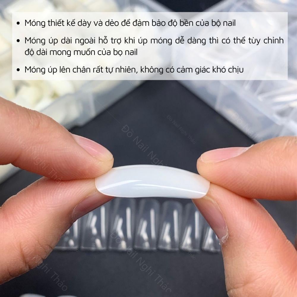 Móng Úp CHân Phom Dài - Móng Nối Chân PhOm Dài