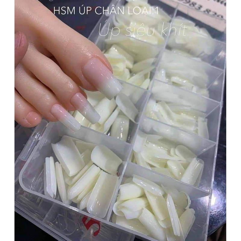 Móng Úp CHân Phom Dài - Móng Nối Chân PhOm Dài