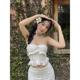  Áo Tube Thun Len Y2K ( LẺ ÁO KHÔNG KÈM VÁY ) Rosa