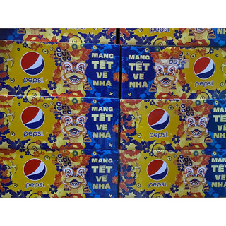 Nước ngọt có gaz PEPSI NGUYÊN BẢN (Set6lon/ Vỉ-Thùng24lon)/ NƯỚC NGỌT PEPSI XUÂN 2024
