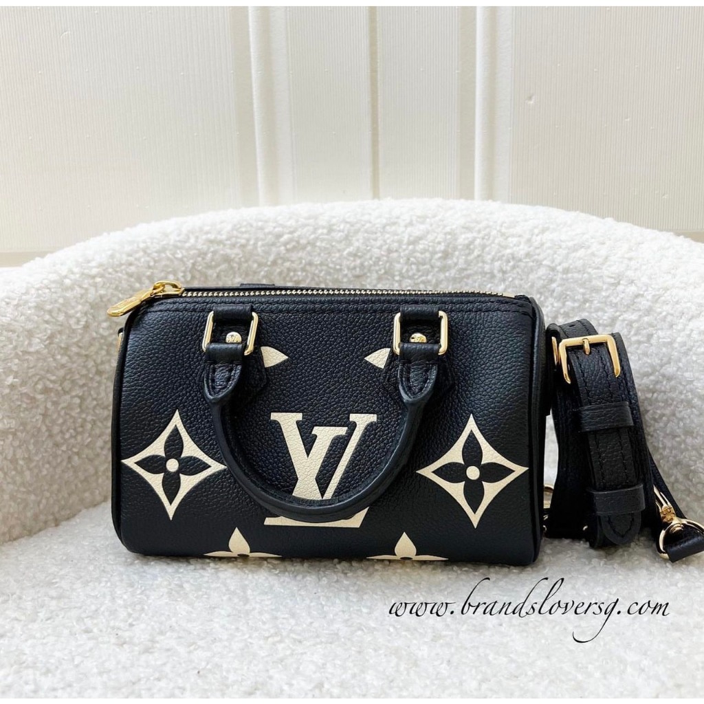 TÚI LV SPEEDY NANO SZ16 DA BÒ