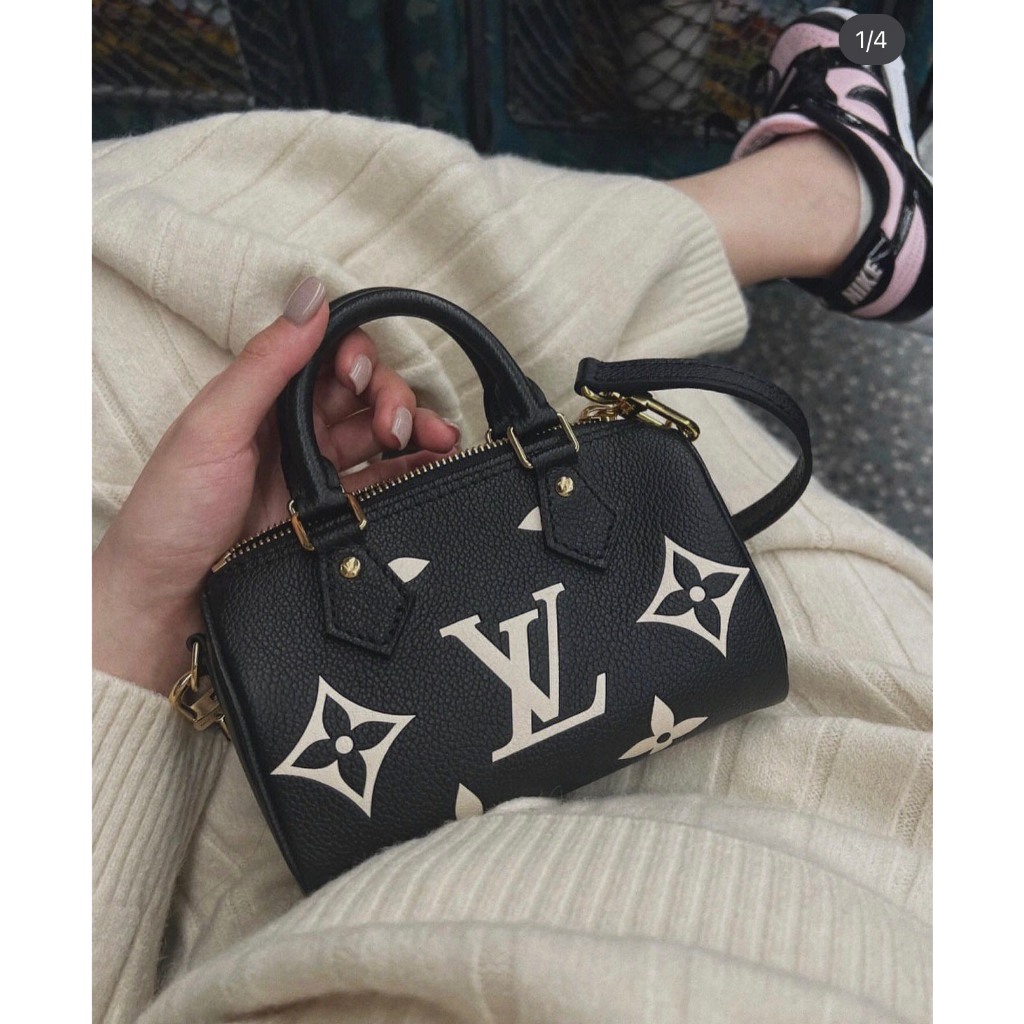 TÚI LV SPEEDY NANO SZ16 DA BÒ