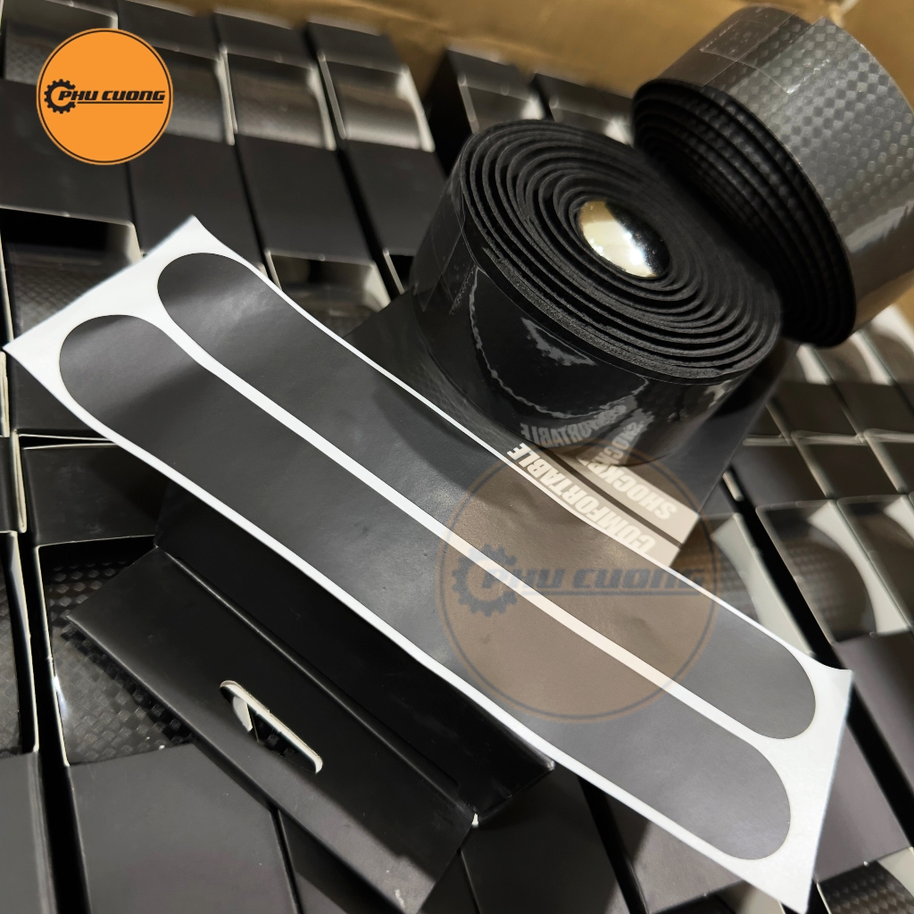 Băng Quấn Ghi Đông Xe Đạp EVA Hoạ Tiết Carbon Chống Nước - Độ Bền & Co Giãn Cao