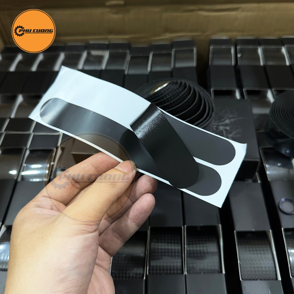 Băng Quấn Ghi Đông Xe Đạp EVA Hoạ Tiết Carbon Chống Nước - Độ Bền & Co Giãn Cao
