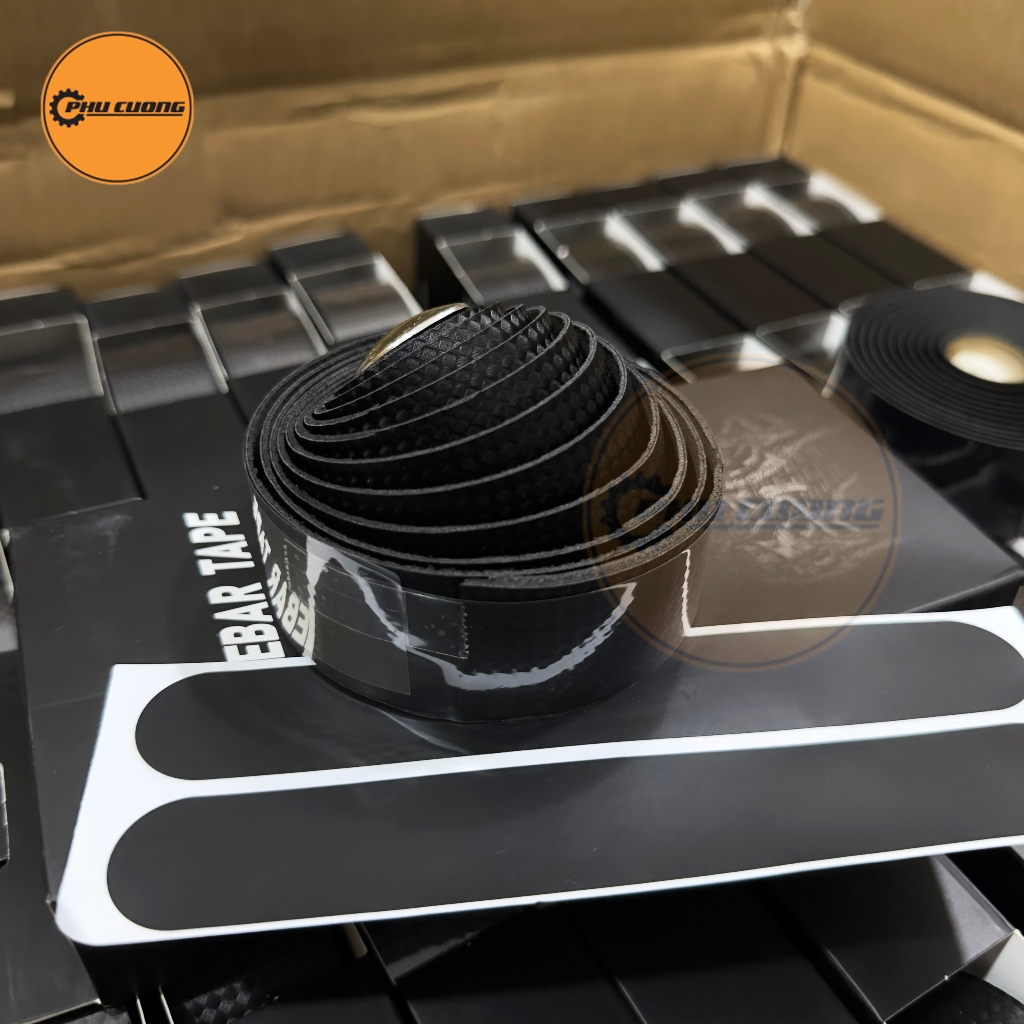 Băng Quấn Ghi Đông Xe Đạp EVA Hoạ Tiết Carbon Chống Nước - Độ Bền & Co Giãn Cao