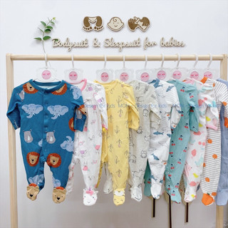 Link 1 (Sinh non) Sleepsuit cotton và nỉ bộ body liền tất BAO TAY LẬT cho bé SINH NON, SƠ SINH THIẾU THÁNG, SINH ĐÔ