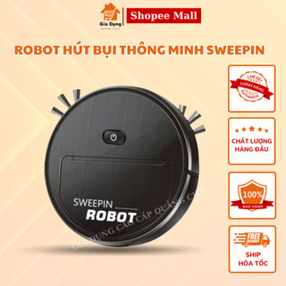 Robot hút bụi lau nhà thông minh sweepin - máy hút bụi thông minh tự động cho gia đình