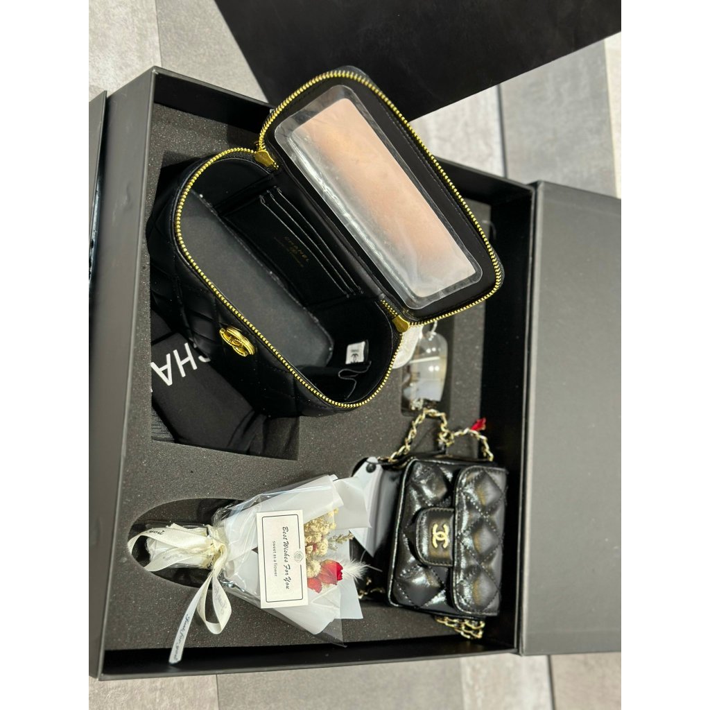 COMBO TÚI CHA NEO VANITY DA CỪU