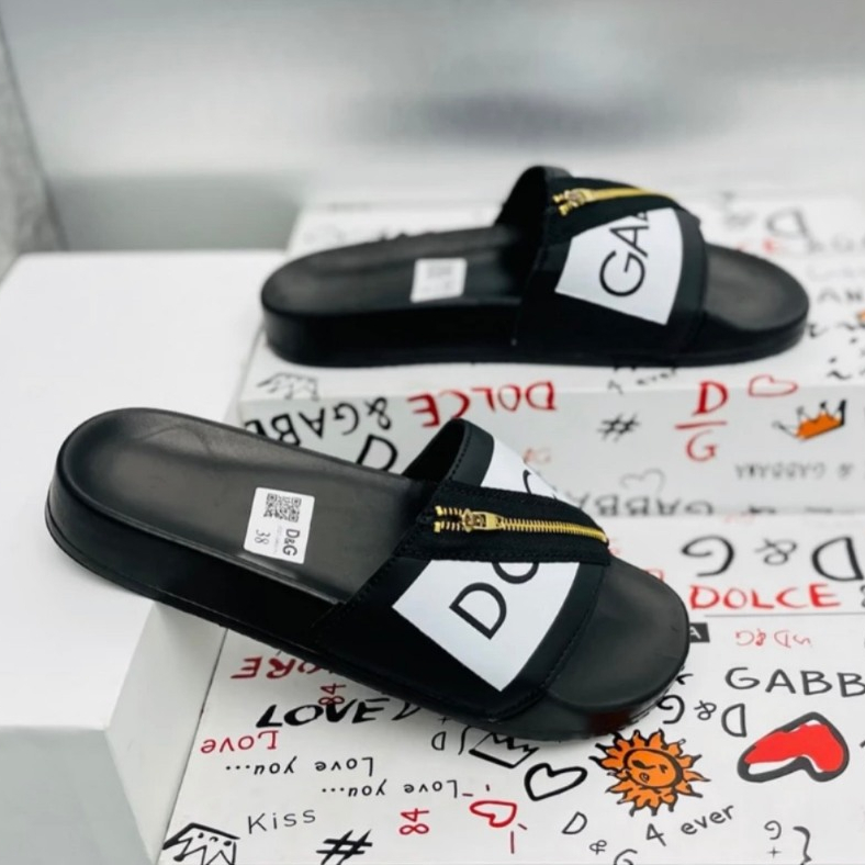 Dép quai ngang nam nữ, dép lê GAB.. khóa kéo thời thượng, mẫu mới nhất