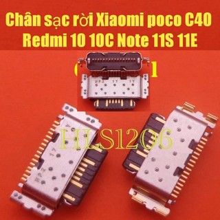 Chân sạc rời xiaomi poco c40 redmi 10 10c note 11s 11e