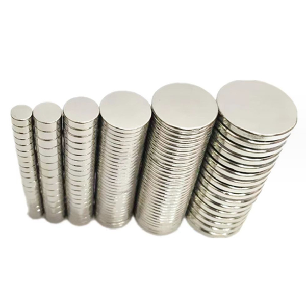 Nam châm đất hiếm tròn không lỗ đường kính 5-8mm