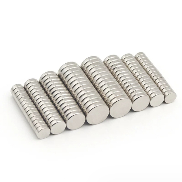 Nam châm đất hiếm tròn không lỗ đường kính 5-8mm