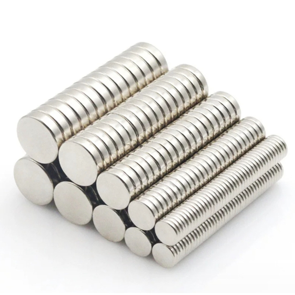 Nam châm đất hiếm tròn không lỗ đường kính 5-8mm