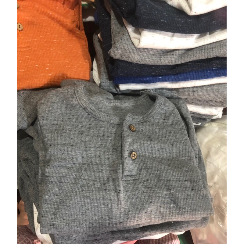 Áo len tổ ong xuất dư cho bé trai sz 2-6Y satsunkid form nhỏ