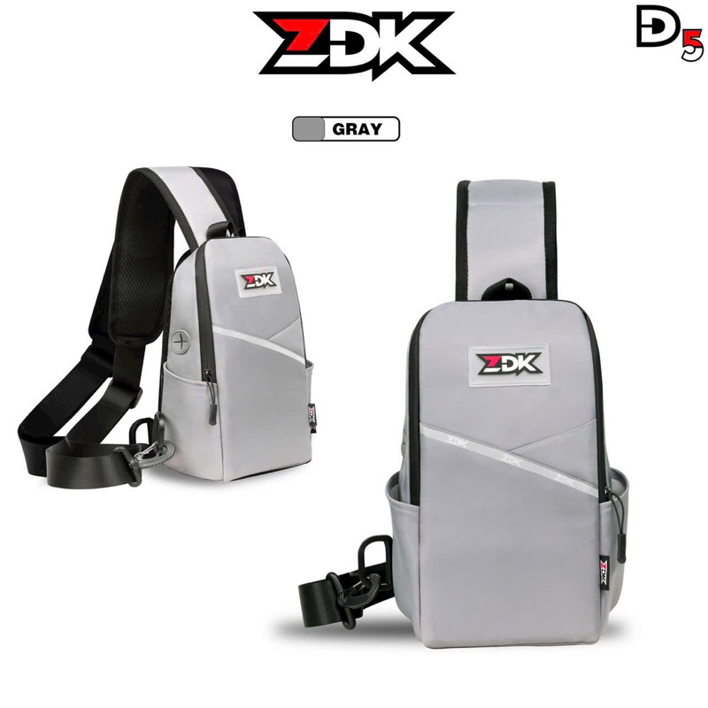Túi đeo chéo chống nước cao cấp ZDK D5 đủ màu đen xám hồng chính hãng balo 1 quai đi chơi phượt du lịch dã ngoại nam nữ