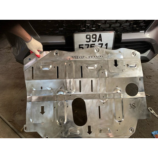 tấm chắn gầm veloz/ avanza 2021 - 2023 - 2024- 2025 phiên bản inox 304 bền đẹp, không han rỉ
