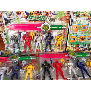 Bộ đồ chơi 5 anh em siêu nhân gao kèm kiếm gaoranger
