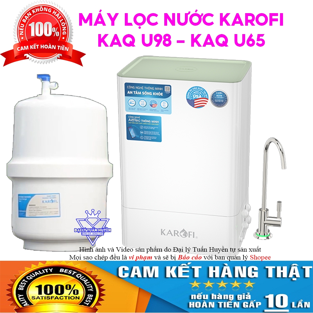 MÁY LỌC NƯỚC KAROFI KAQ-U98 / KAQ U65