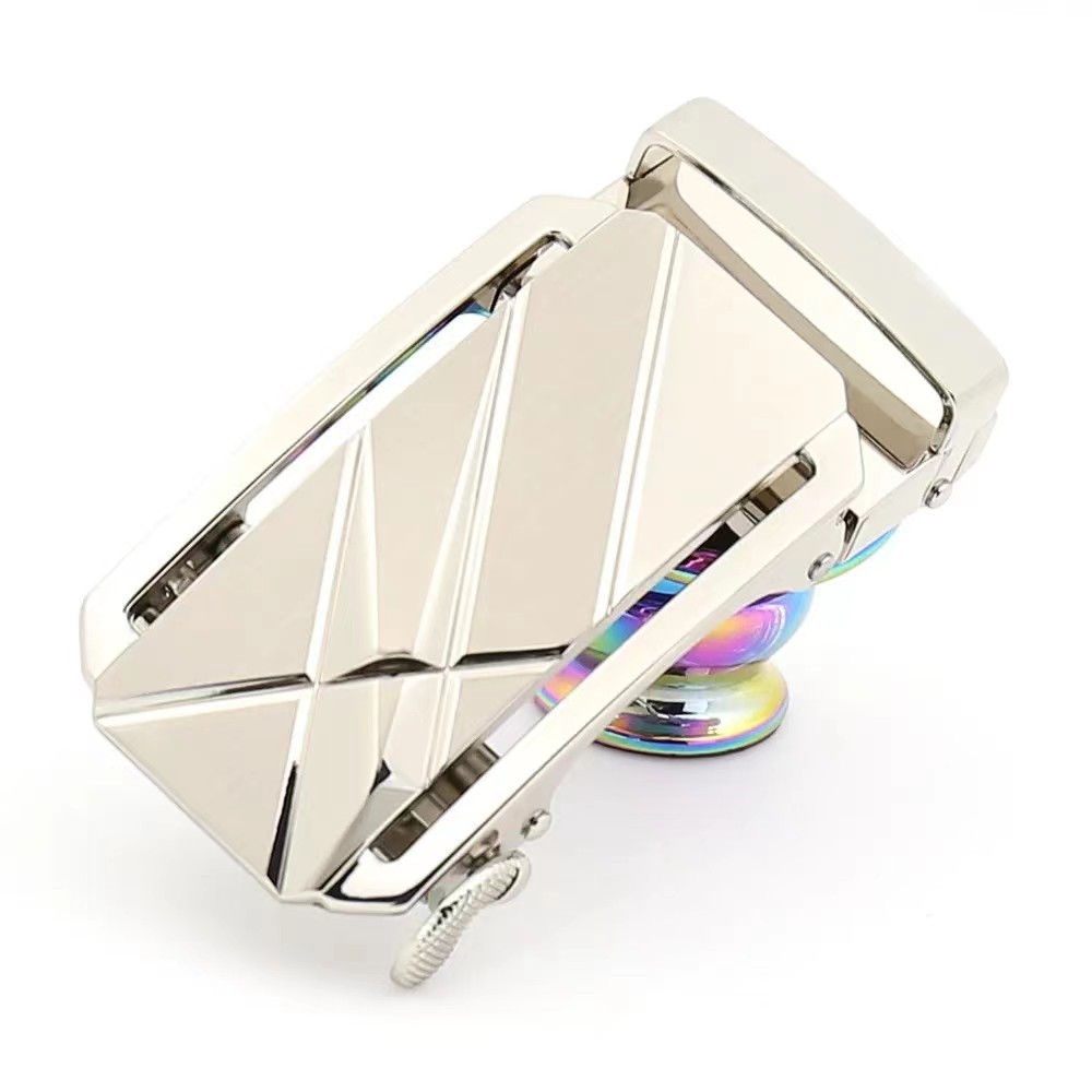 Đầu khóa thắt lưng nam tự động dùng dây lưng bản 3.5 cm Menwis K01, mặt khóa dây nịt nam – BH 6 tháng