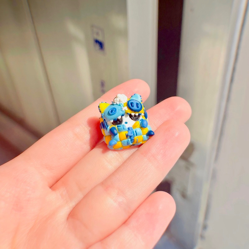 Artisan Keycap Clone XANH BIÊN BIẾC