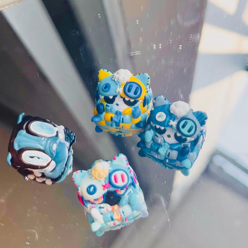 Artisan Keycap Clone XANH BIÊN BIẾC