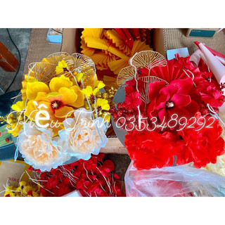 Set hoa mộc lan vip trang trí bánh tết
