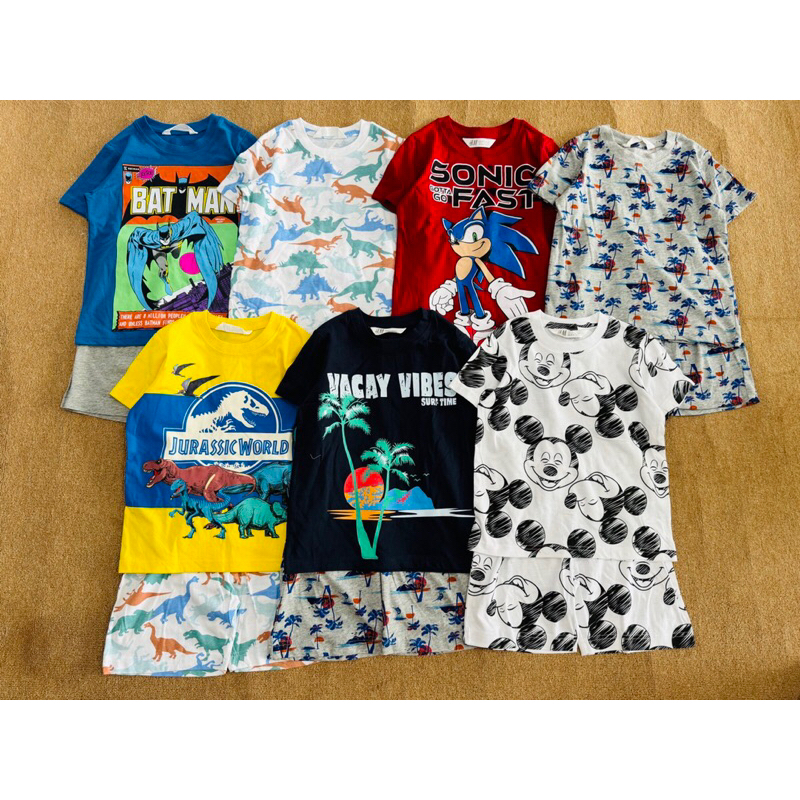 Bộ ngắn tay bé trai hoạ tiết micky xịn sò cho bé satsunkid