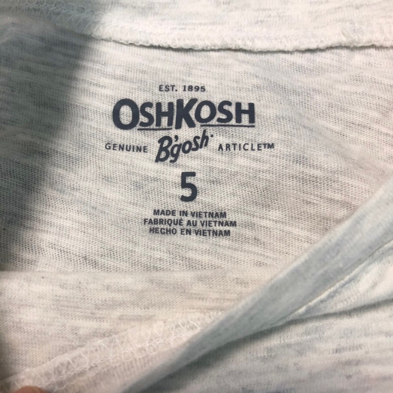 Áo bé gái tay xoè in hình ngựa pony osh kosh xuất dư satsunkid