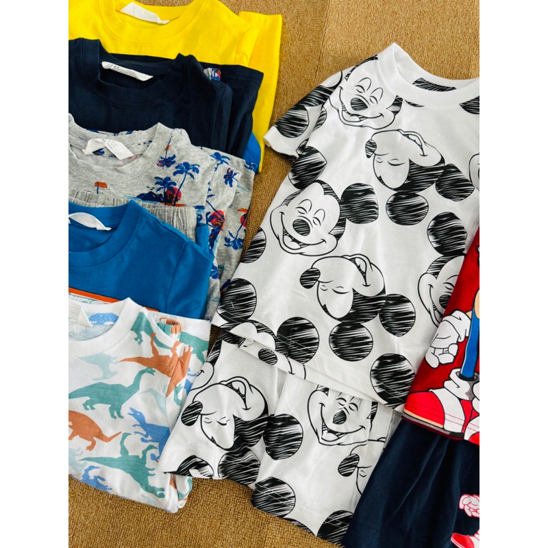 Bộ ngắn tay bé trai hoạ tiết micky xịn sò cho bé satsunkid