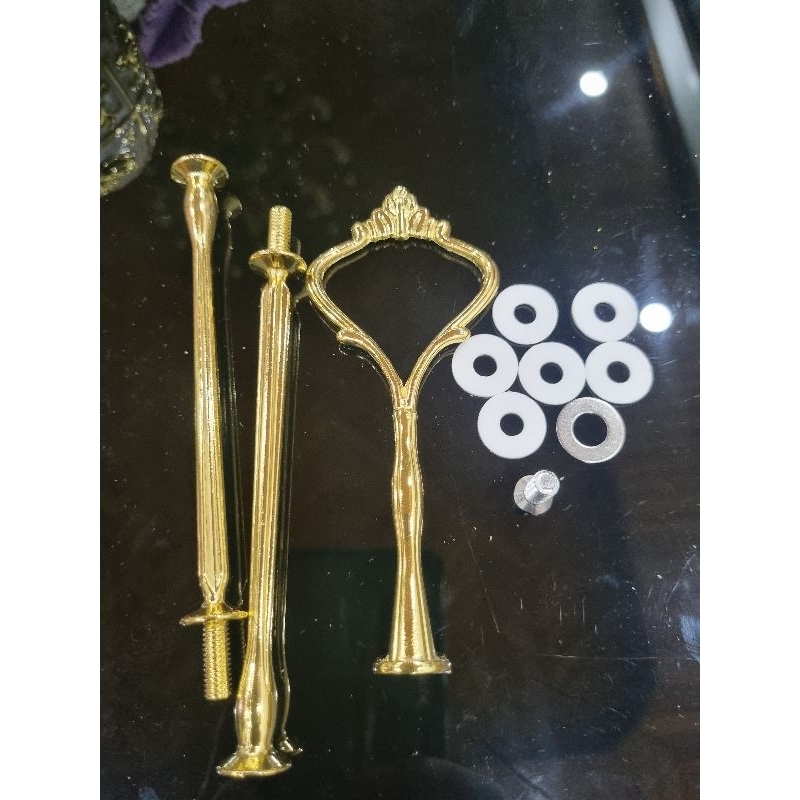 Bộ que sắt thay thế khay bánh kẹo đám cưới khay bánh ba tầng