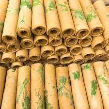 100g bánh ống ngò nhân sầu riêng thơm túi nhỏ dùng thử