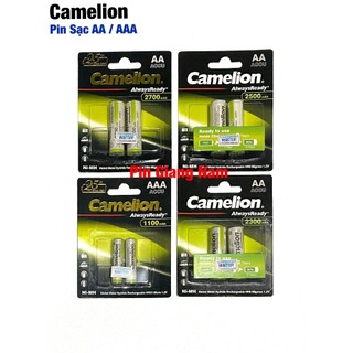 Pin sạc AA / AAA Camelion Công Suất Cao Hàng Chính Hãng Công Nghệ Đức Vỉ 2 Viên