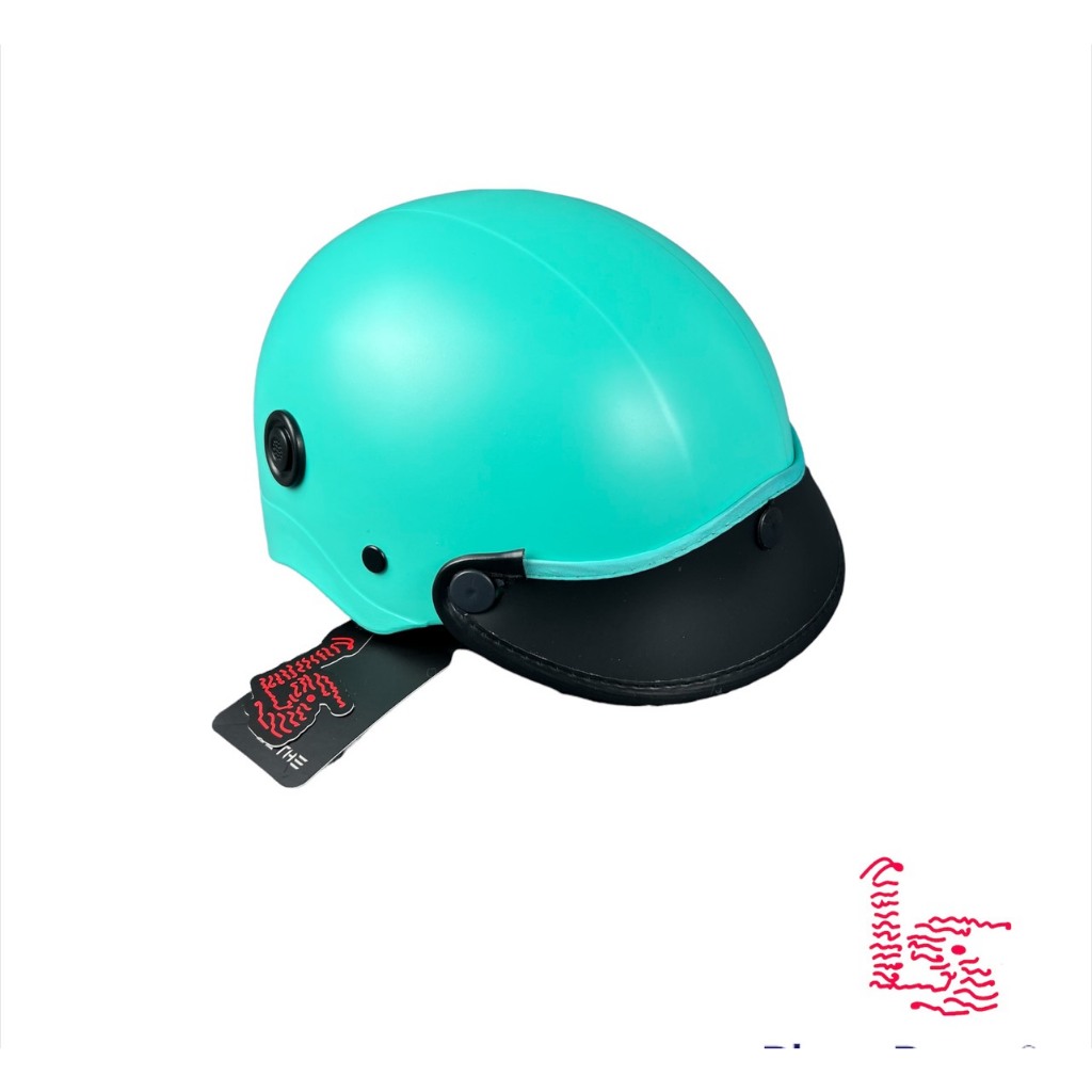 Mũ bảo hiểm nửa đầu có lỗ thông gió dành cho nam và nữ